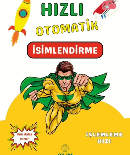 Hızlı Otomatik İsimlendirme kitabının kapağı — işlemleme hızı çalışmaları